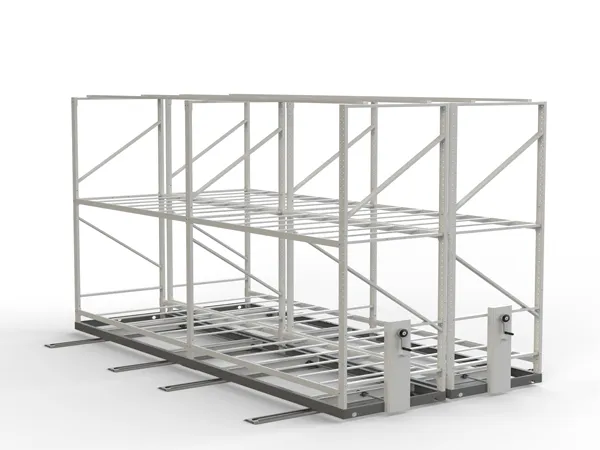 Mechanical-assist Mobile Vrtial Grow Racks