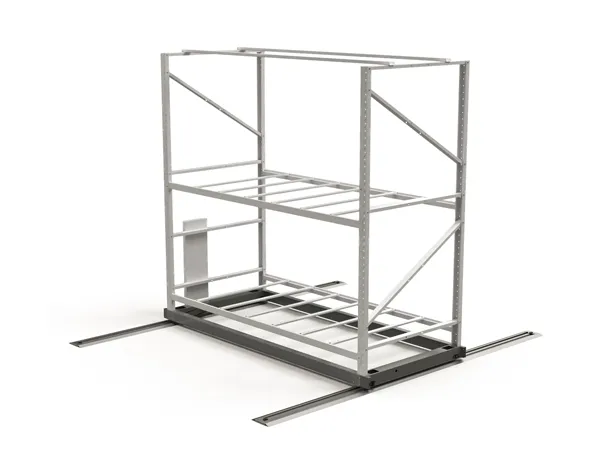 What are the types of vertical grow rack systems?