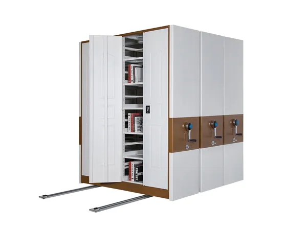What are the components of the intelligent compact shelving control system?